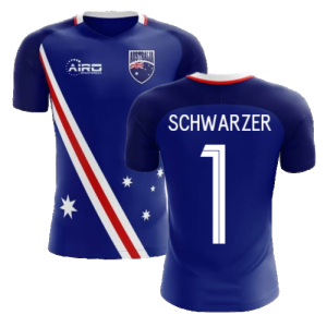 2024-2025 Australia Flag Away Concept Football Shirt (Schwarzer 1)