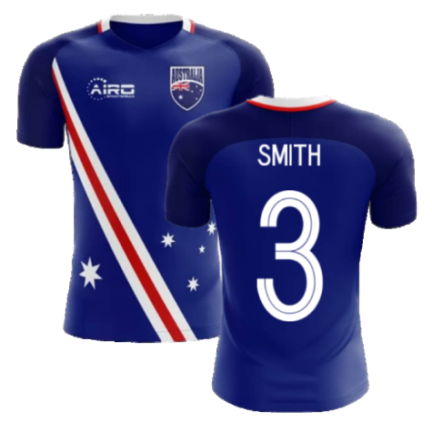 2024-2025 Australia Flag Away Concept Football Shirt (Smith 3)