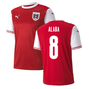 2020-2021 Austria Home Puma Football Shirt (ALABA 8)