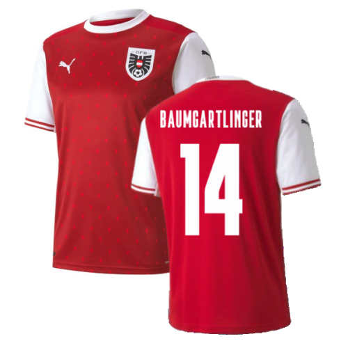 2020-2021 Austria Home Puma Football Shirt (BAUMGARTLINGER 14)