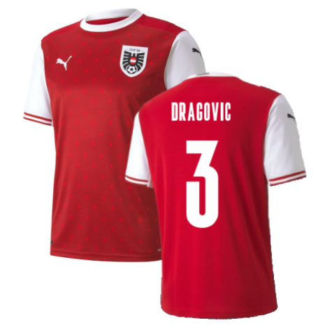 2020-2021 Austria Home Puma Football Shirt (DRAGOVIC 3)