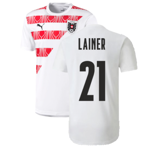 2020-2021 Austria Stadium Jersey (White) (LAINER 21)