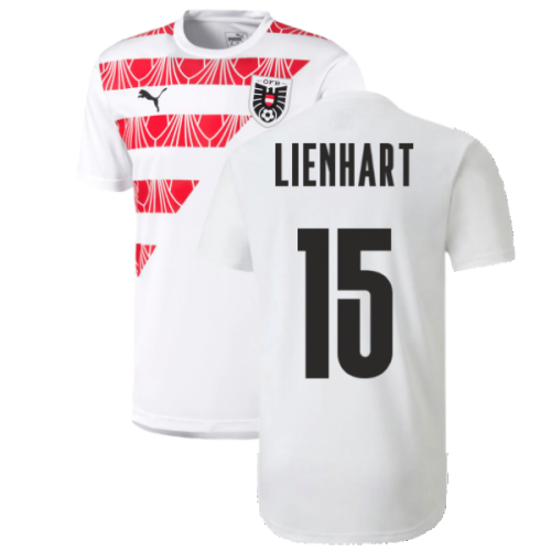 2020-2021 Austria Stadium Jersey (White) (LIENHART 15)