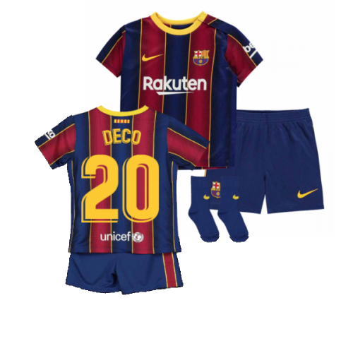 2020-2021 Barcelona Home Nike Baby Kit (DECO 20)