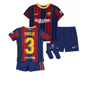 2020-2021 Barcelona Home Nike Baby Kit (PIQUE 3)