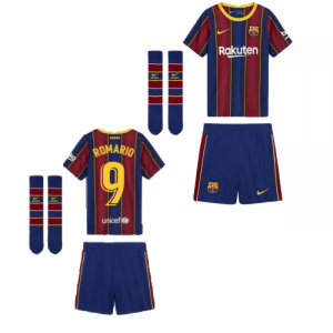 2020-2021 Barcelona Home Nike Little Boys Mini Kit (ROMARIO 9) 2020-2021 Barcelona Home Nike Little Boys Mini Kit (ROMARIO 9)