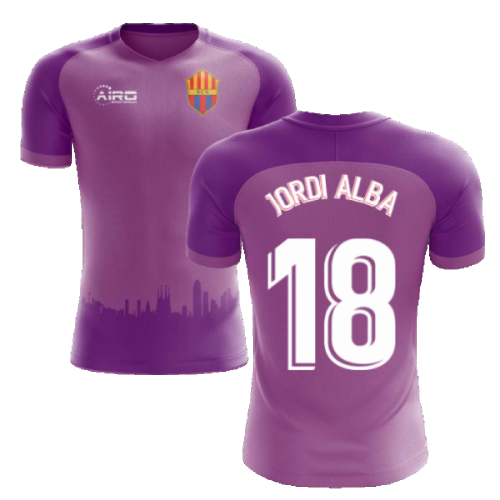 2024-2025 Barcelona Third Concept Football Shirt (Jordi Alba 18)