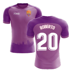 2020-2021 Barcelona Third Concept Football Shirt (Roberto 20) - Kids