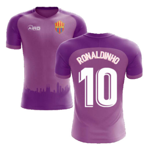 2020-2021 Barcelona Third Concept Football Shirt (Ronaldinho 10) - Kids