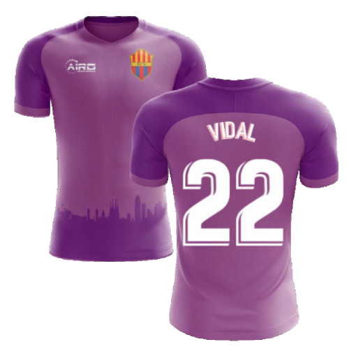 2024-2025 Barcelona Third Concept Football Shirt (Vidal 22)