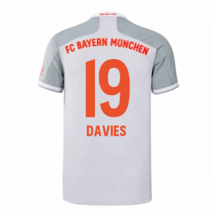 2020-2021 Bayern Munich Adidas Away Football Shirt (DAVIES 19)