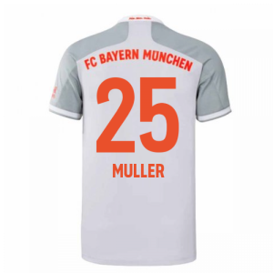 2020-2021 Bayern Munich Adidas Away Football Shirt (MULLER 25)