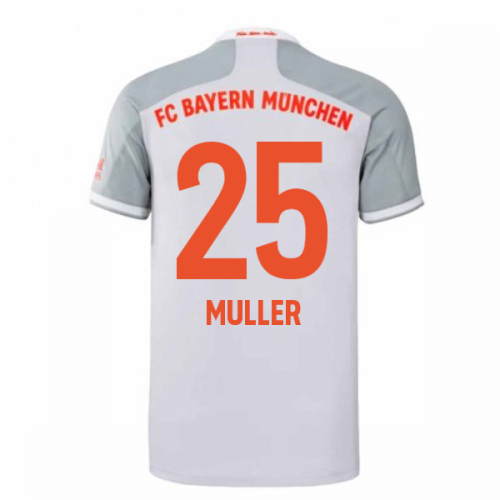 2020-2021 Bayern Munich Adidas Away Football Shirt (MULLER 25)