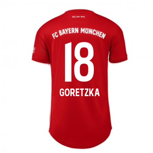 2020-2021 Bayern Munich Adidas Home Womens Shirt (GORETZKA 18)