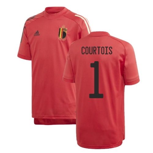 2020-2021 Belgium Adidas Training Shirt (Red) - Kids (COURTOIS 1)