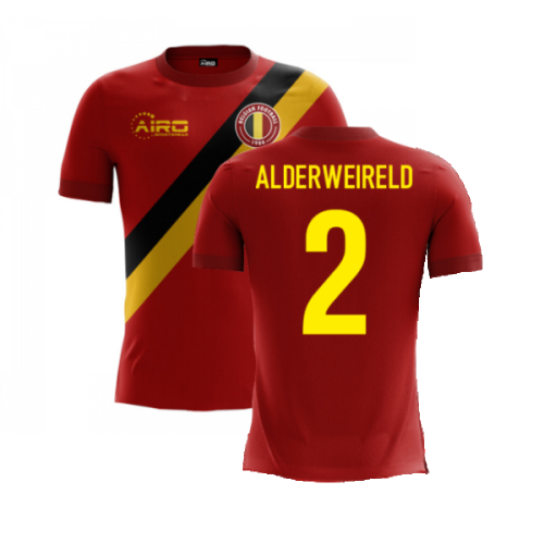 2024-2025 Belgium Airo Concept Home Shirt (Alderweireld 2)