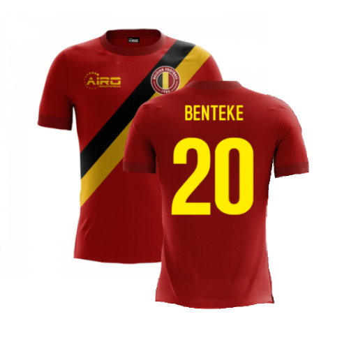 2024-2025 Belgium Airo Concept Home Shirt (Benteke 20)