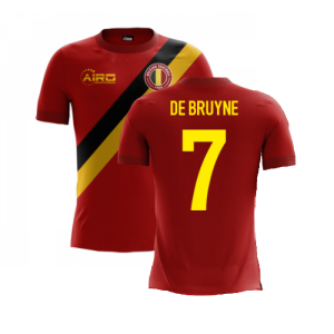 2024-2025 Belgium Airo Concept Home Shirt (De Bruyne 7)