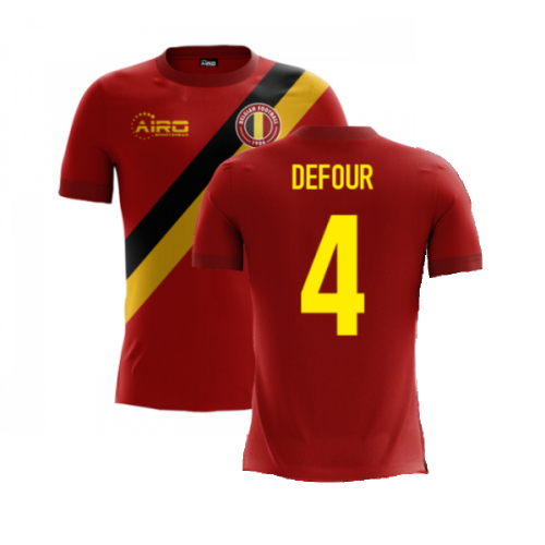 2024-2025 Belgium Airo Concept Home Shirt (Defour 4)