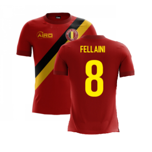 2024-2025 Belgium Airo Concept Home Shirt (Fellaini 8)