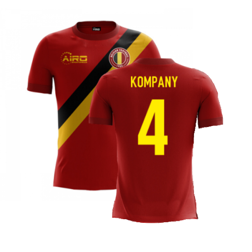 2024-2025 Belgium Airo Concept Home Shirt (Kompany 4)