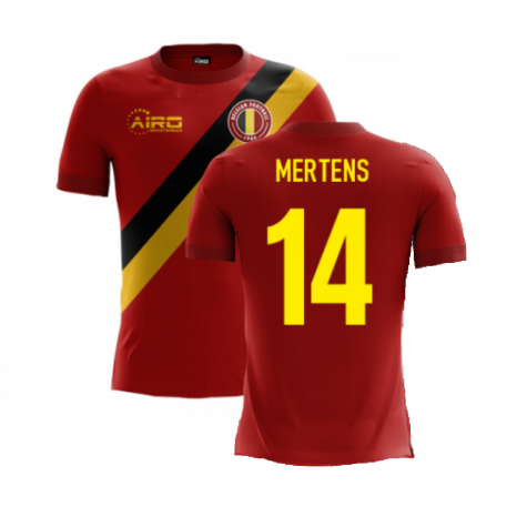 2024-2025 Belgium Airo Concept Home Shirt (Mertens 14) - Kids