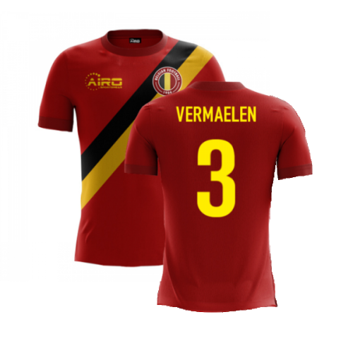 2024-2025 Belgium Airo Concept Home Shirt (Vermaelen 3)