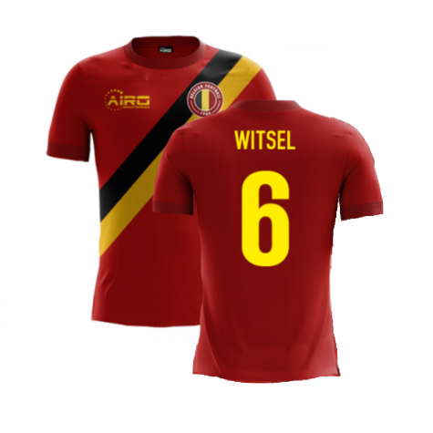 2024-2025 Belgium Airo Concept Home Shirt (Witsel 6) - Kids