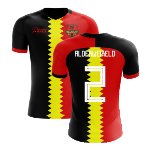 2024-2025 Belgium Flag Concept Football Shirt (Alderweireld 2)