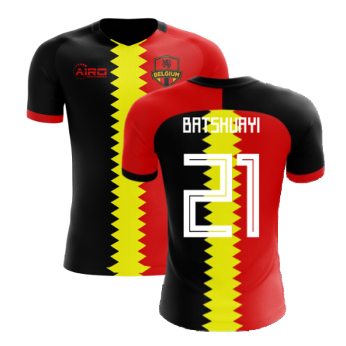 2024-2025 Belgium Flag Concept Football Shirt (Batshuayi 21)