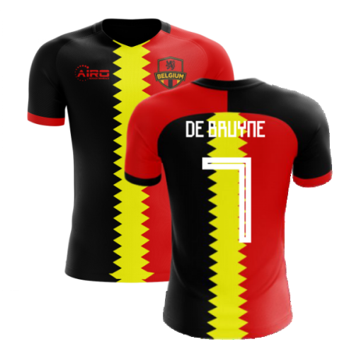 2024-2025 Belgium Flag Concept Football Shirt (De Bruyne 7) - Kids