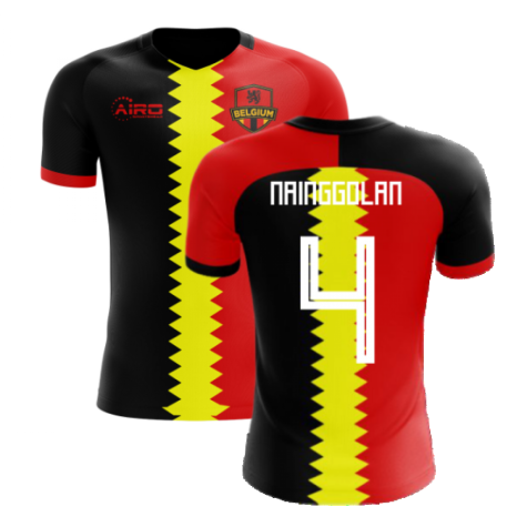 2024-2025 Belgium Flag Concept Football Shirt (Nainggolan 4)