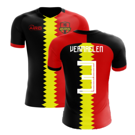 2024-2025 Belgium Flag Concept Football Shirt (Vermaelen 3) - Kids