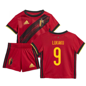 2020-2021 Belgium Home Adidas Baby Kit (LUKAKU 9)