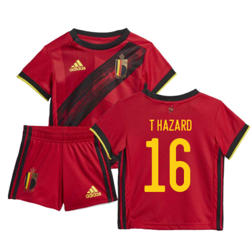 2020-2021 Belgium Home Adidas Baby Kit (T HAZARD 16)