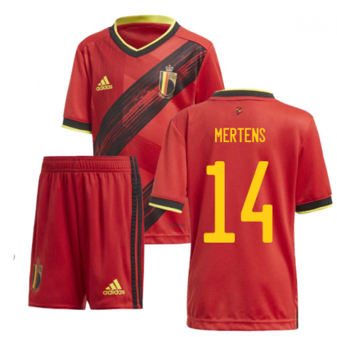 2020-2021 Belgium Home Adidas Mini Kit (MERTENS 14)