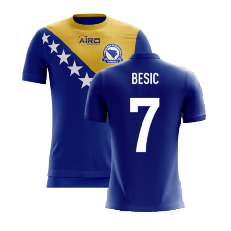 2024-2025 Bosnia Herzegovina Airo Concept Home Shirt (Besic 7) - Kids