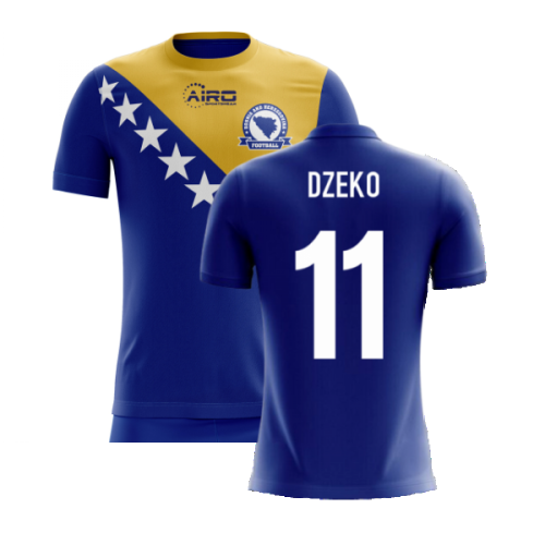 2024-2025 Bosnia Herzegovina Airo Concept Home Shirt (Dzeko 11) - Kids