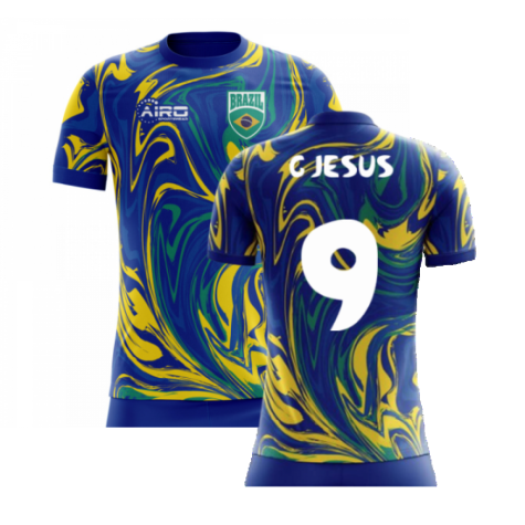 2024-2025 Brazil Away Concept Shirt (G Jesus 9)