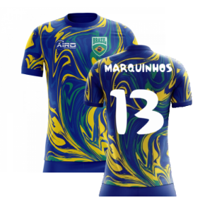 2024-2025 Brazil Away Concept Shirt (Marquinhos 13)