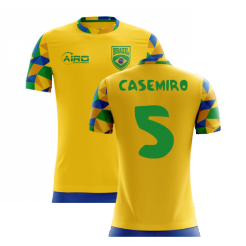 2024-2025 Brazil Home Concept Football Shirt (Casemiro 5)