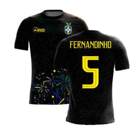 2024-2025 Brazil Third Concept Football Shirt (Fernandinho 5)