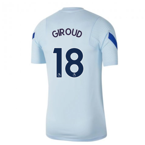 2020-2021 Chelsea Nike Training Shirt (Light Blue) - Kids (GIROUD 18)