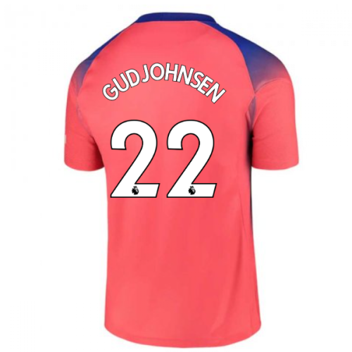 2020-2021 Chelsea Third Nike Football Shirt (GUDJOHNSEN 22)