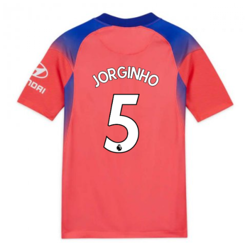 2020-2021 Chelsea Third Nike Football Shirt (Kids) (JORGINHO 5)