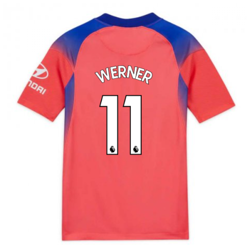 2020-2021 Chelsea Third Nike Football Shirt (Kids) (WERNER 11)