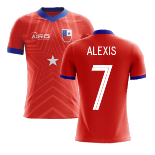 2024-2025 Chile Home Concept Football Shirt (ALEXIS 7) - Kids