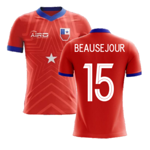 2024-2025 Chile Home Concept Football Shirt (Beausejour 15) - Kids