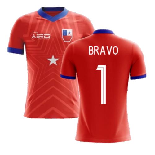 2024-2025 Chile Home Concept Football Shirt (Bravo 1) - Kids