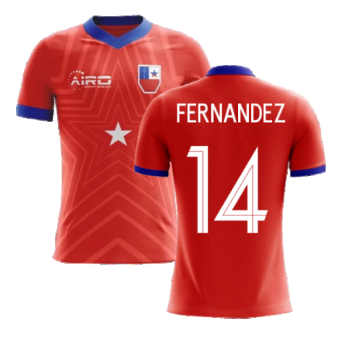 2024-2025 Chile Home Concept Football Shirt (Fernandez 14) - Kids